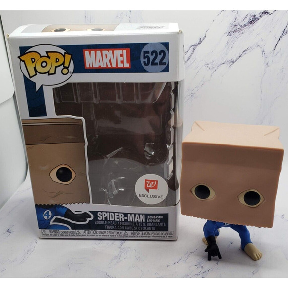 Funko Pop! Marvel Spider-Man #522 Walgreens Vinyl Figure - Picture 1 of 15